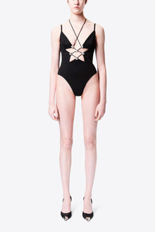 Star Cutout Bodysuit | Black