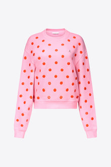 Polka Dot Sweatshirt | Powder Pink