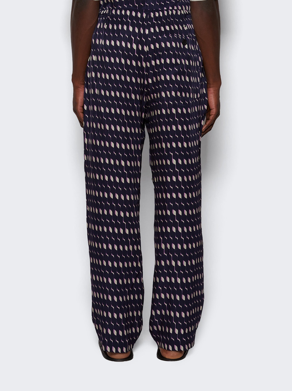 Dries Van Noten | Drawstring Pants | Navy