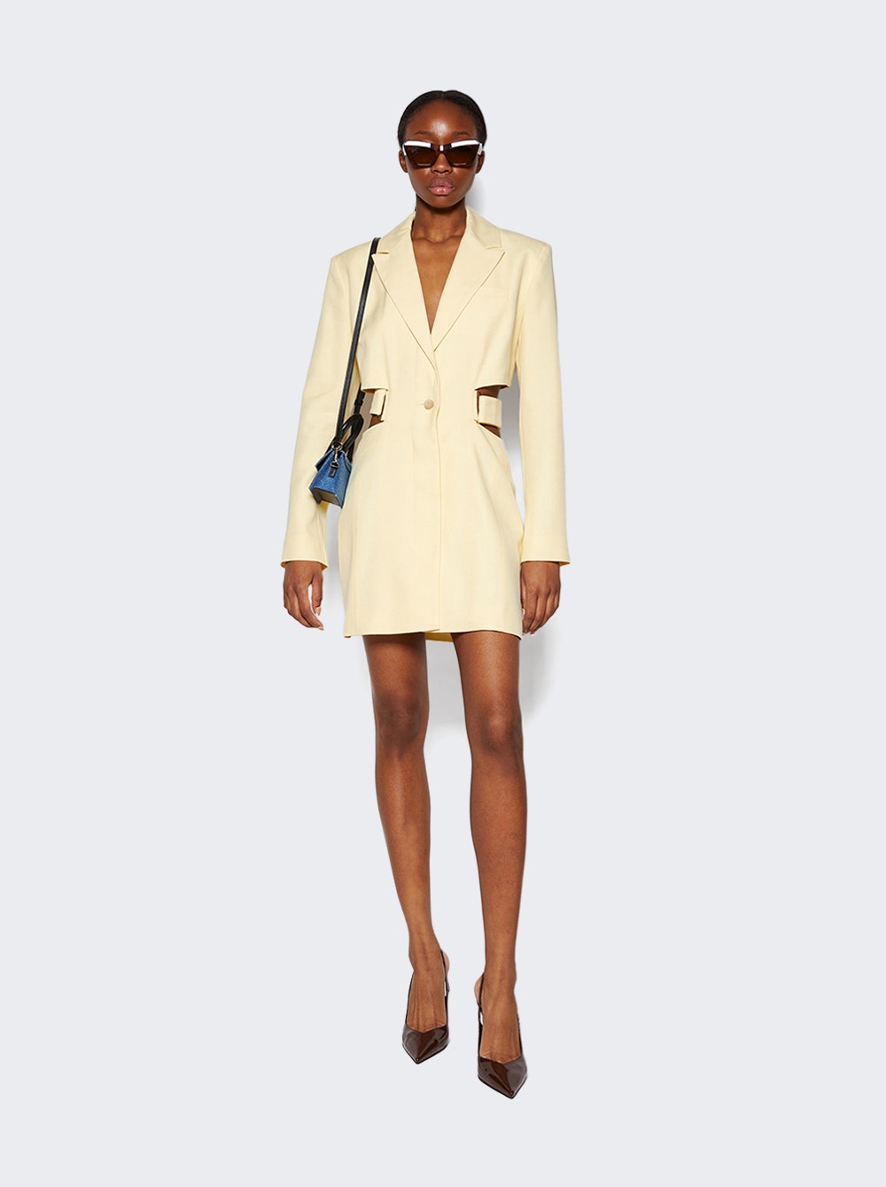 Women | Jacquemus | La Robe Bari Dress Pale | Yellow