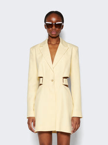 Women | Jacquemus | La Robe Bari Dress Pale | Yellow