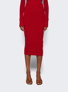 Women | Jacquemus | La Jupe Pralu Skirt Dark | Red