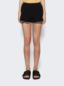 Women | Jacquemus | Le Short Maille Plisse Shorts | Black
