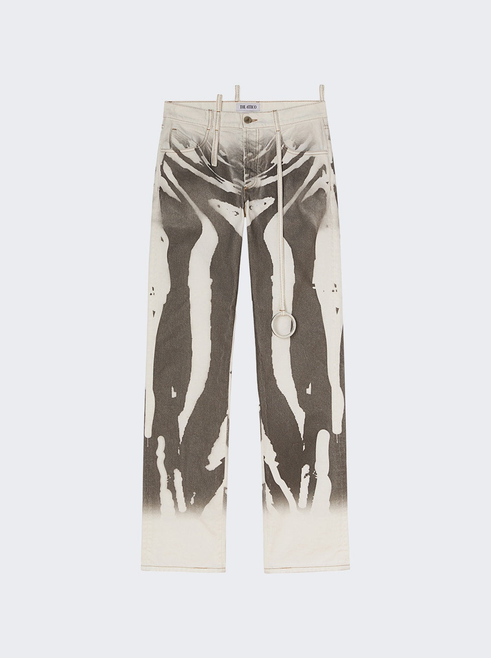 Women | The Attico | Long Pants | Dark Grey & White