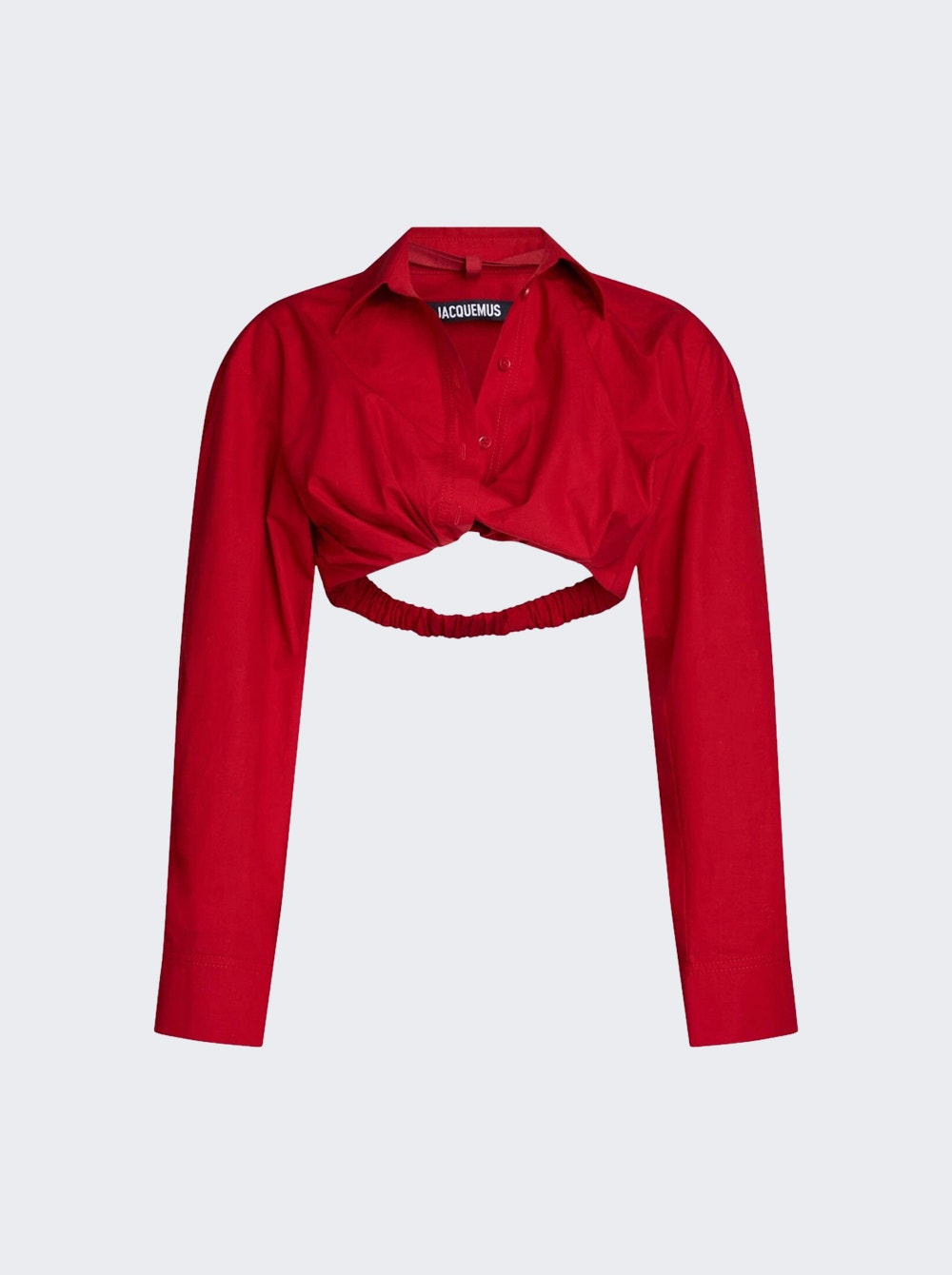 Women | Jacquemus | La Chemise Bahia Courte Shirt Dark | Red
