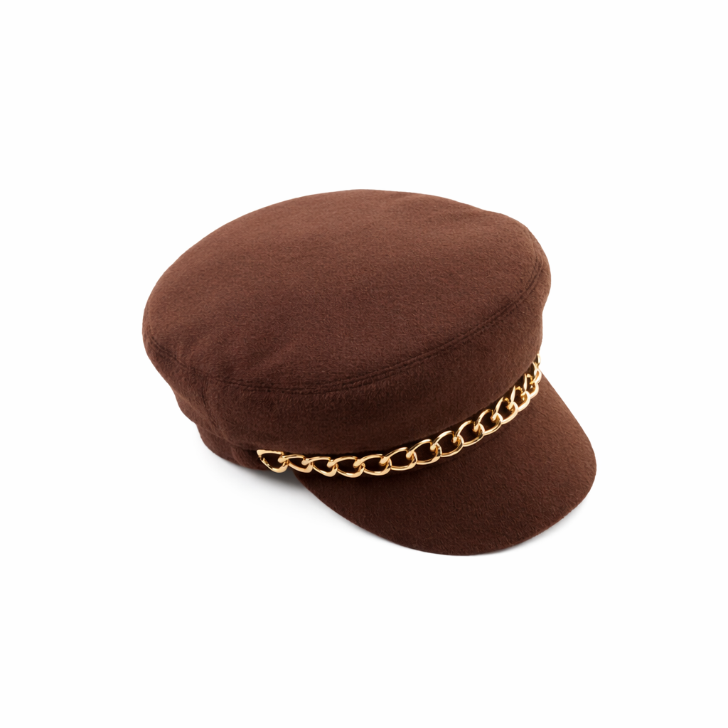 Marina Wool Cap | Chocolate