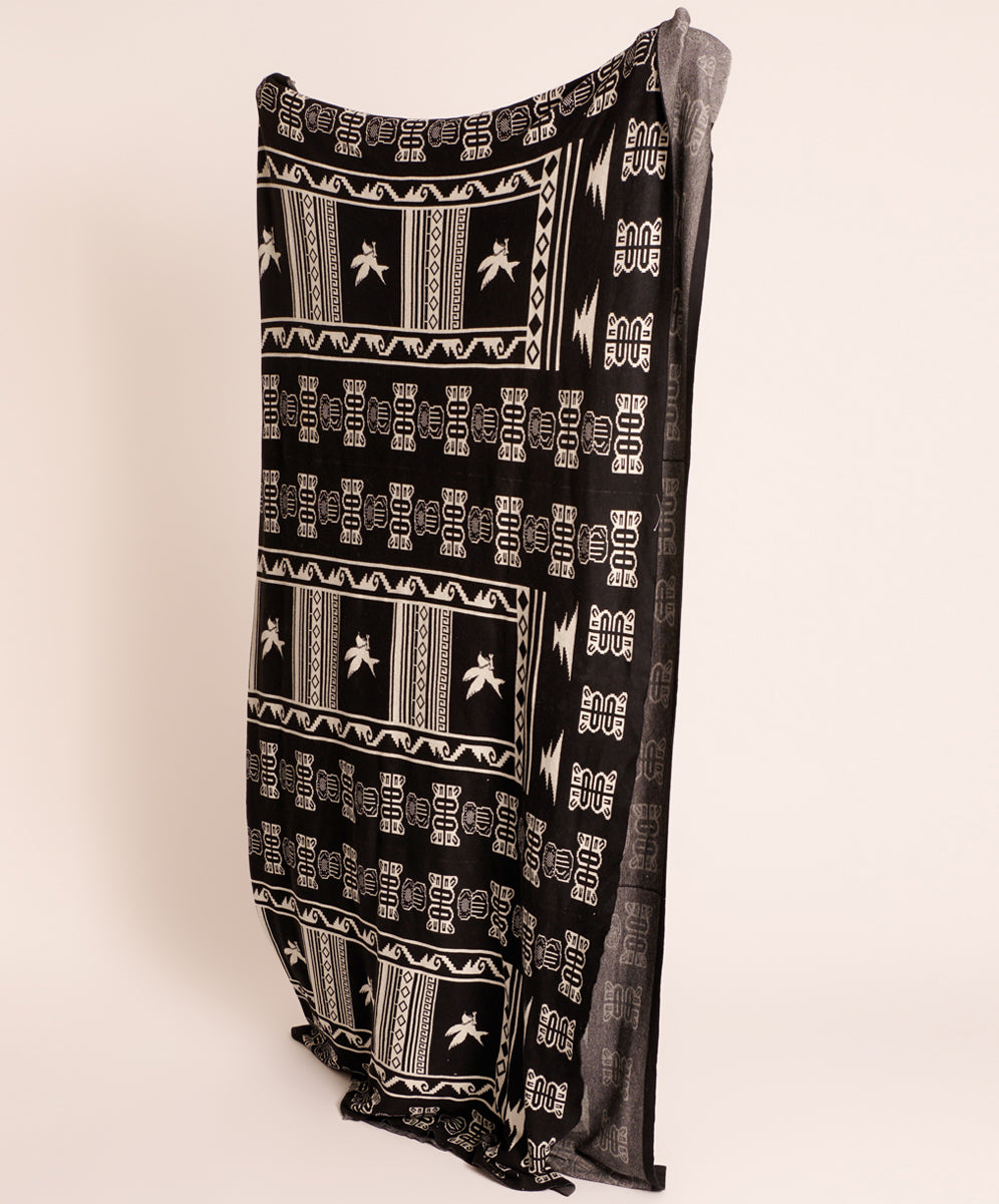 The Bower Knitted Blanket | Black