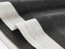 Linen Blend Crew Neck T-Shirt | Grey