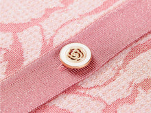 Sheer Knit Cardigan | Pink