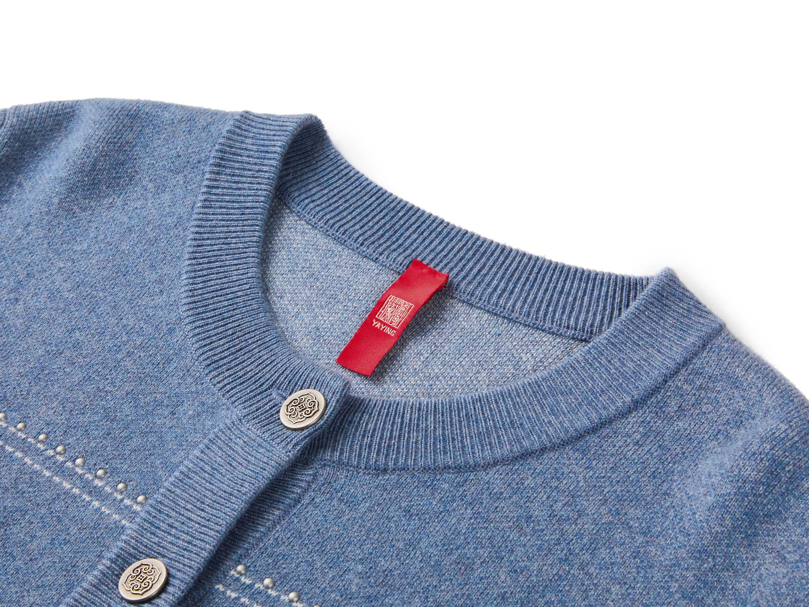 Wool Cashmere Top | Blue