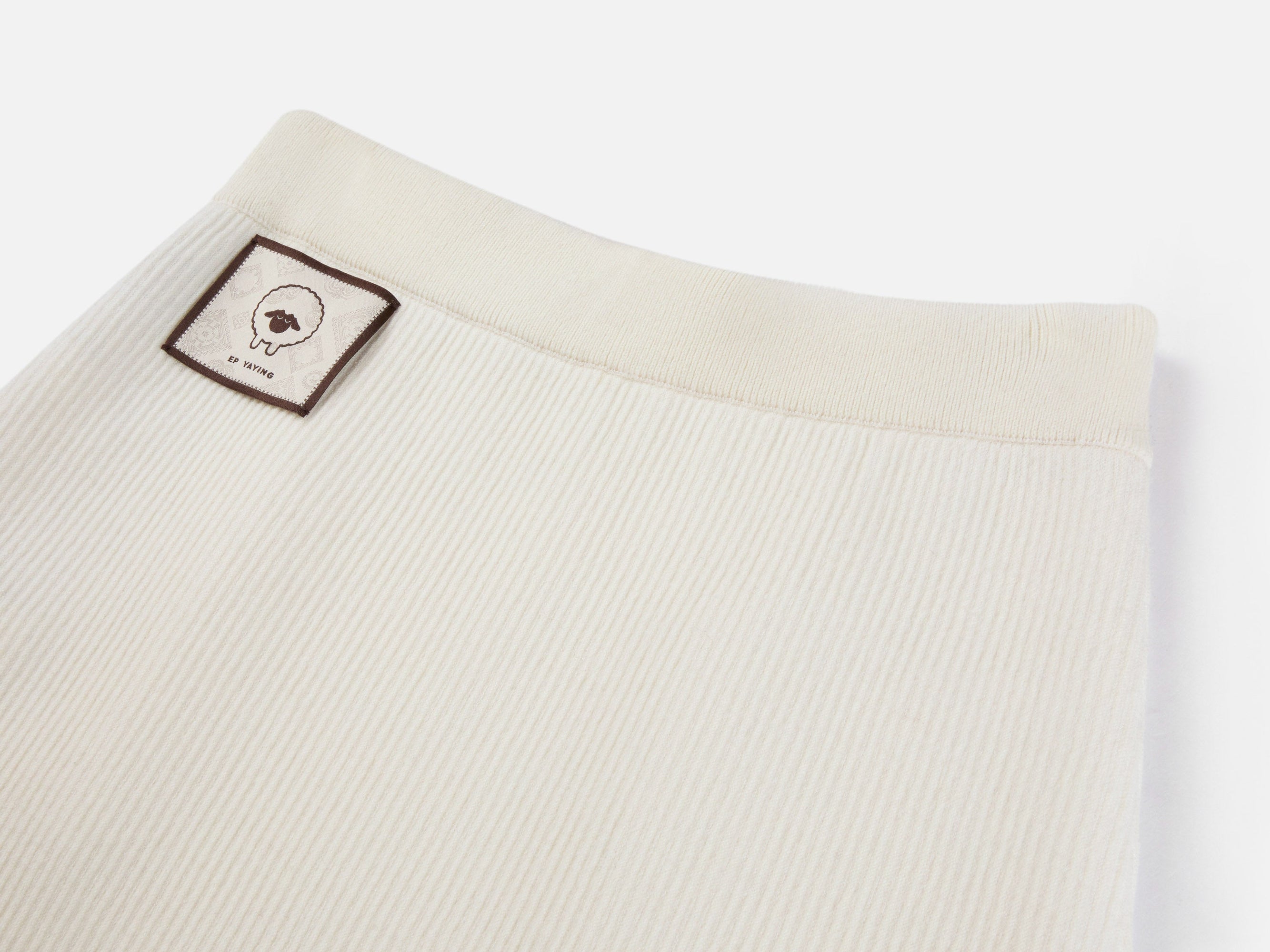 Wool Skirt | White