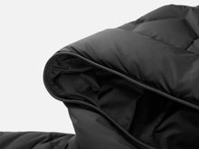 Goose Down Waist-Defining Slim-Fit Down Jacket | Black