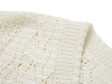 Textured Knit Top | White