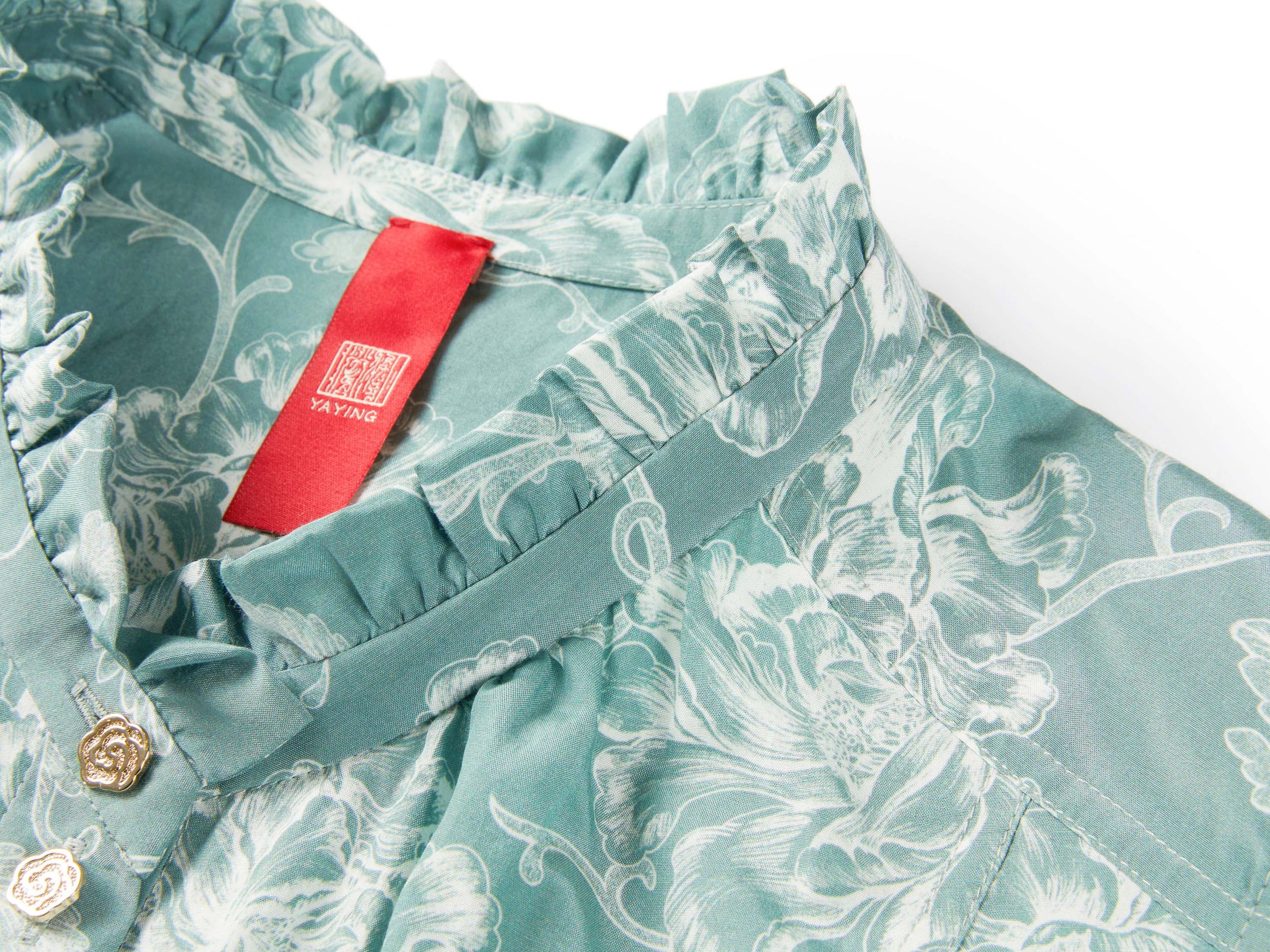 Pattern Sleeveless Dress | Green