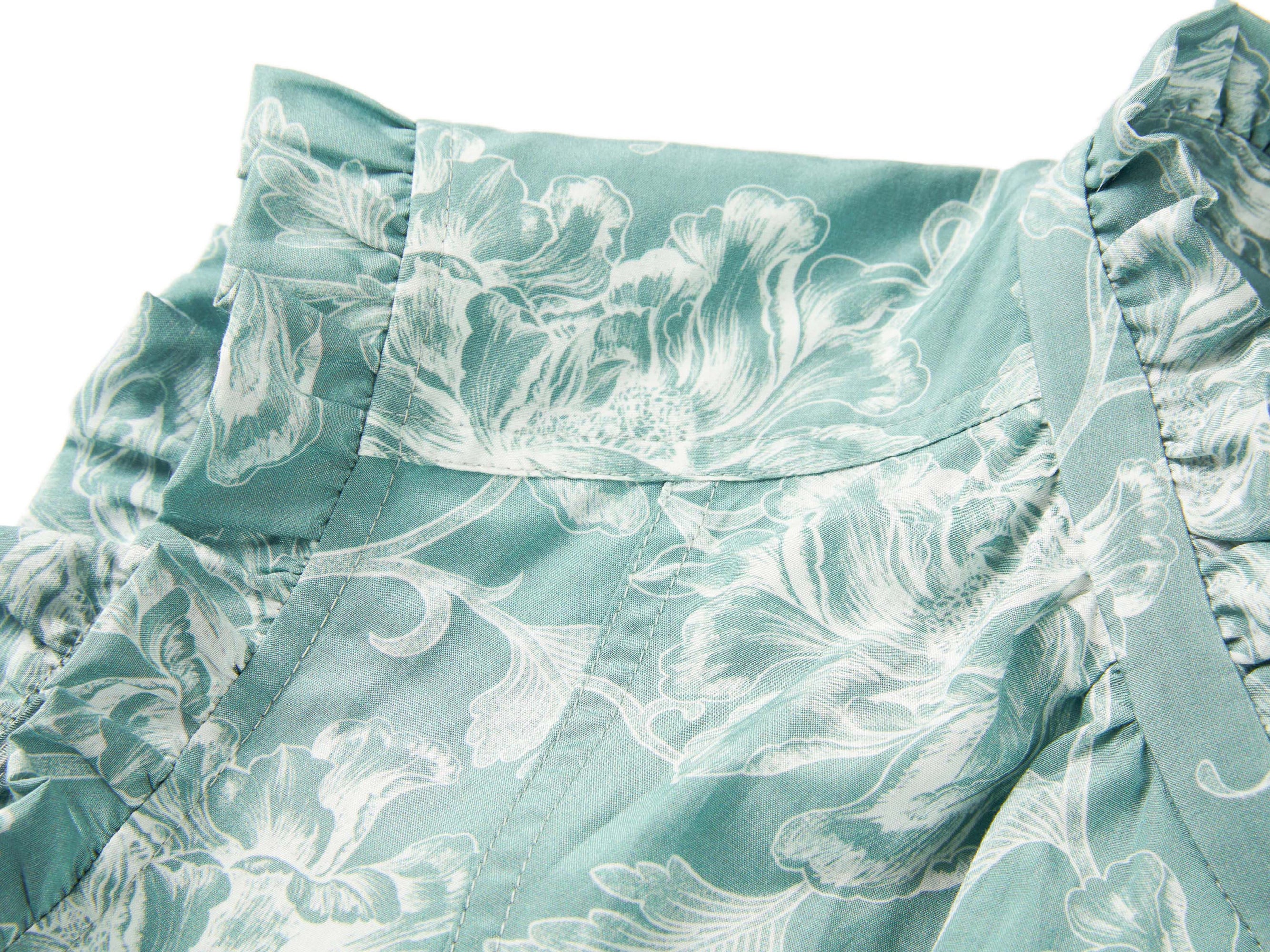 Pattern Sleeveless Dress | Green