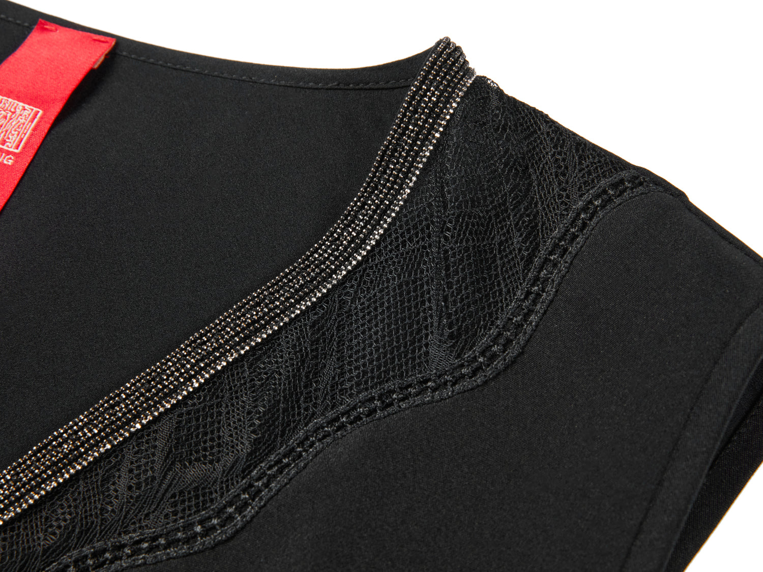 Silk Sleeveless Dress | Black