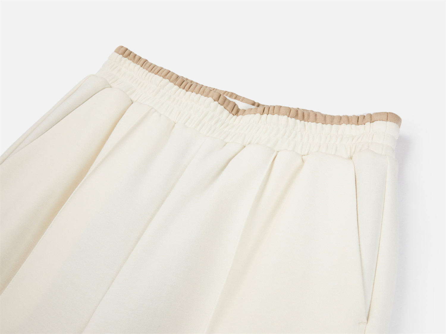 Lightweight Puffy Goose Down Pants | Beige
