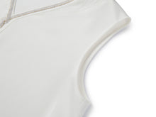 Silk Inner Sleeveless Top | White