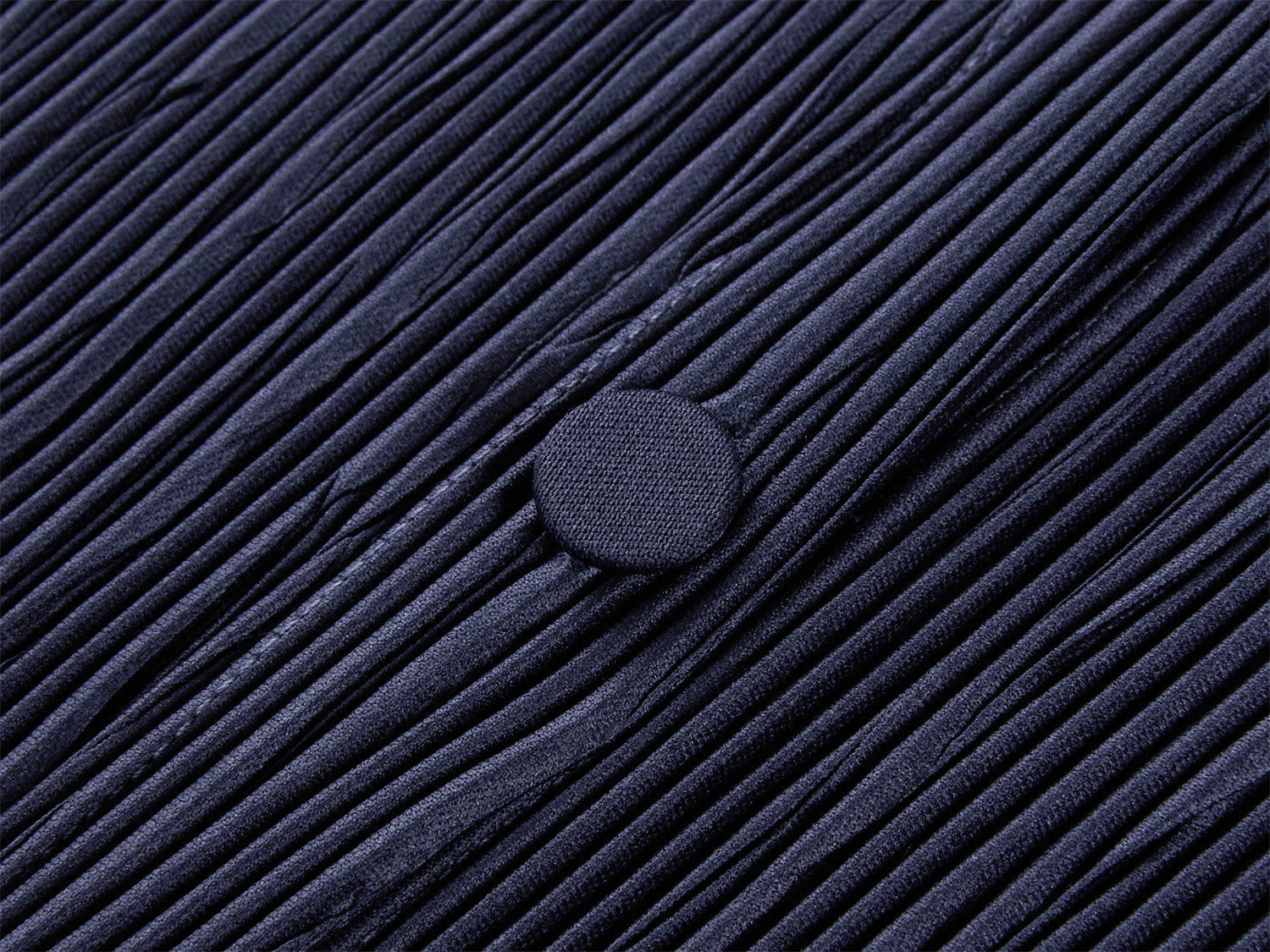 Pleated Textured Vest | Navy