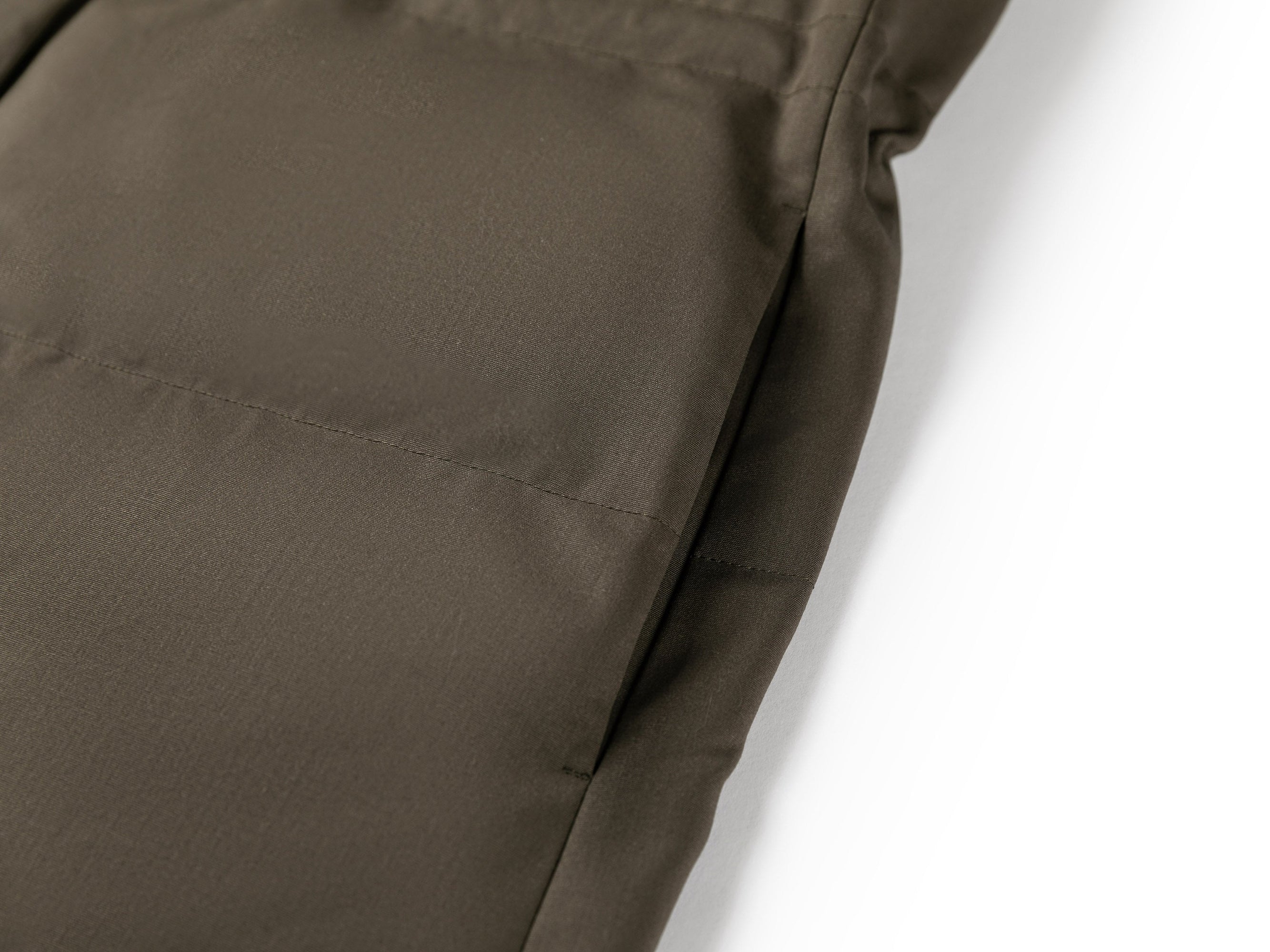 Long Down Coat | Green