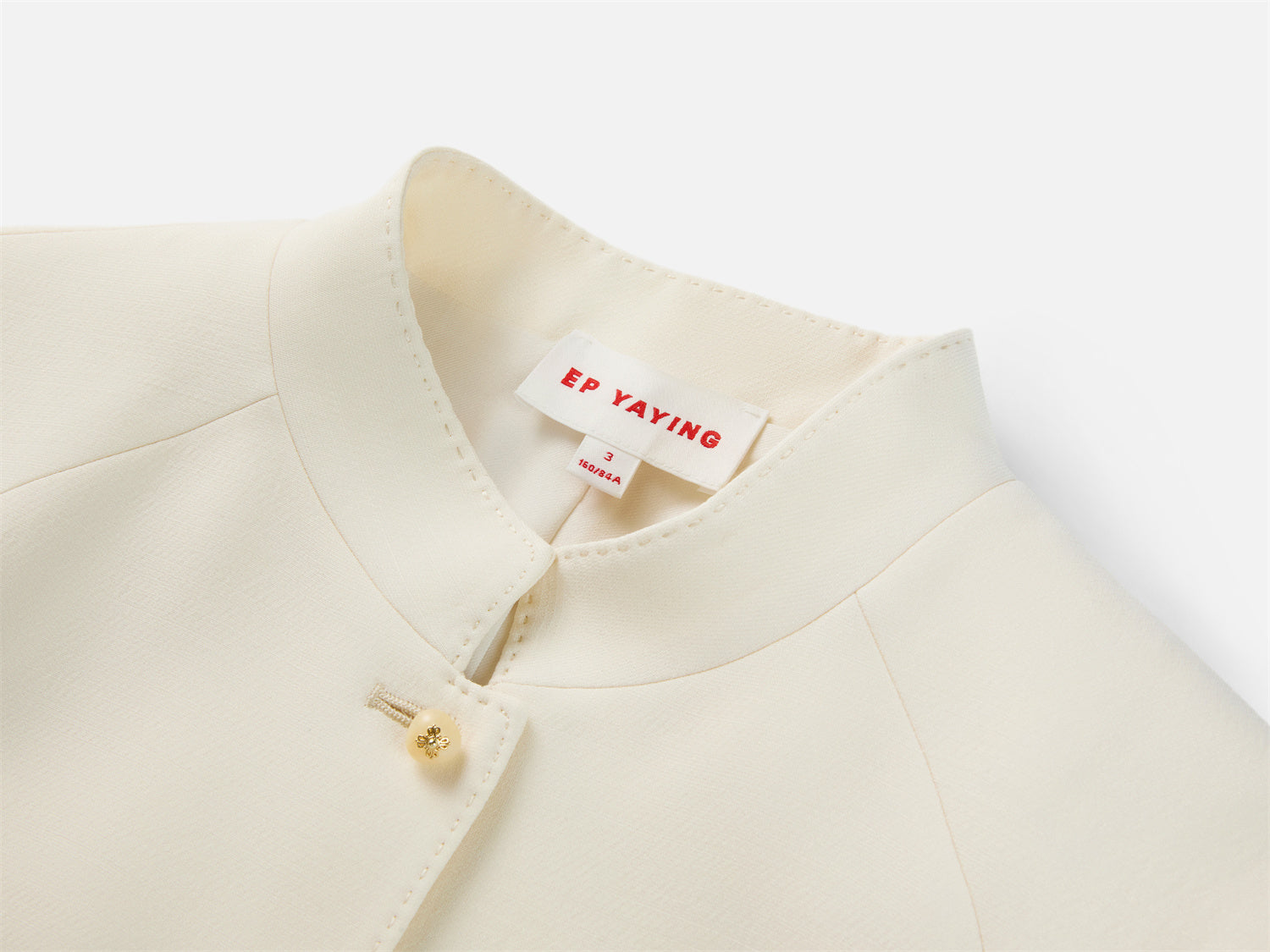 Mulberry Silk Wool Coat | Beige