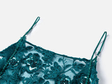 Lace Sleeveless Cocktail Dress | Teal