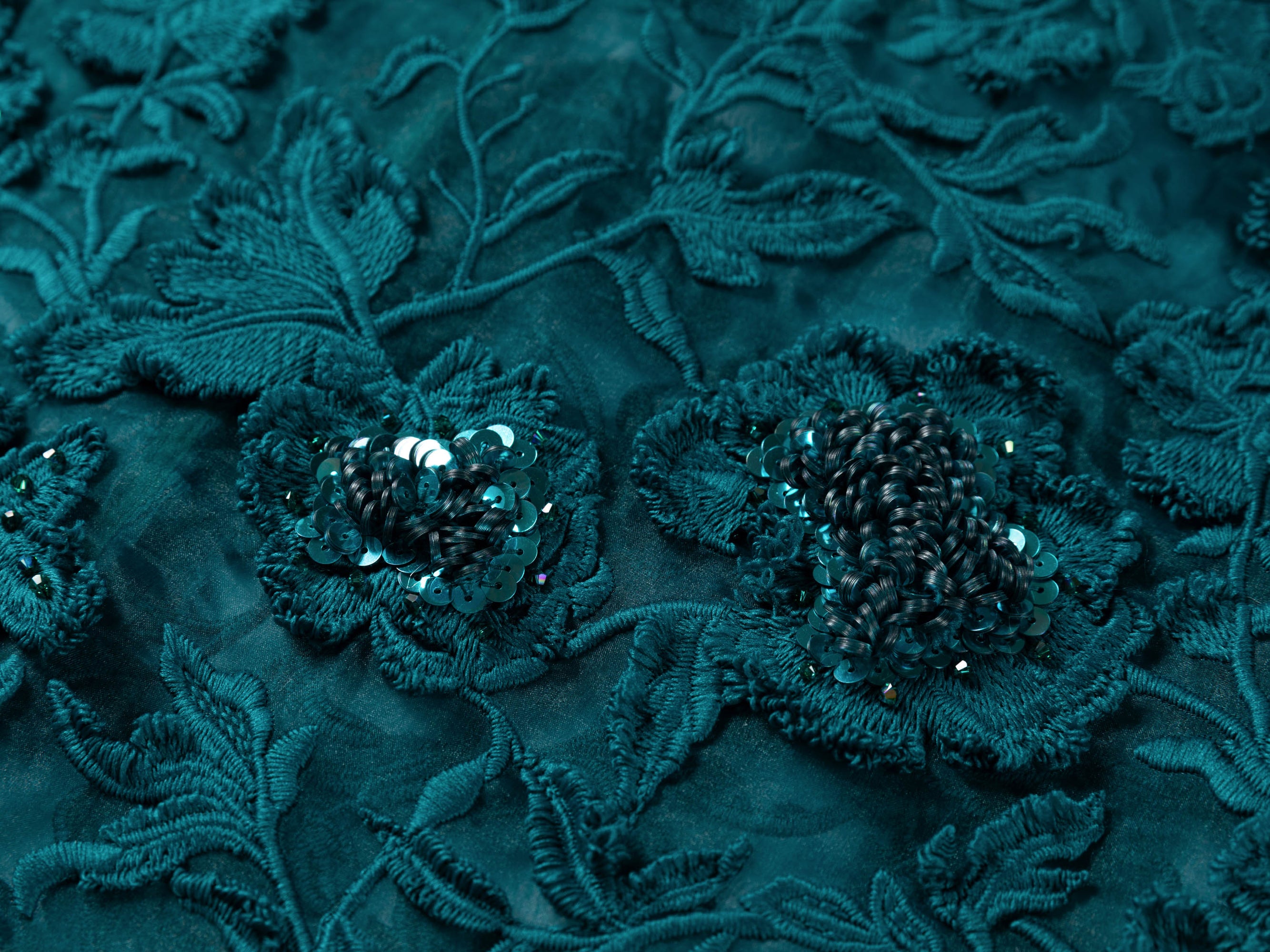 Lace Sleeveless Cocktail Dress | Teal