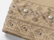 Embroidered Long Coat | Khaki