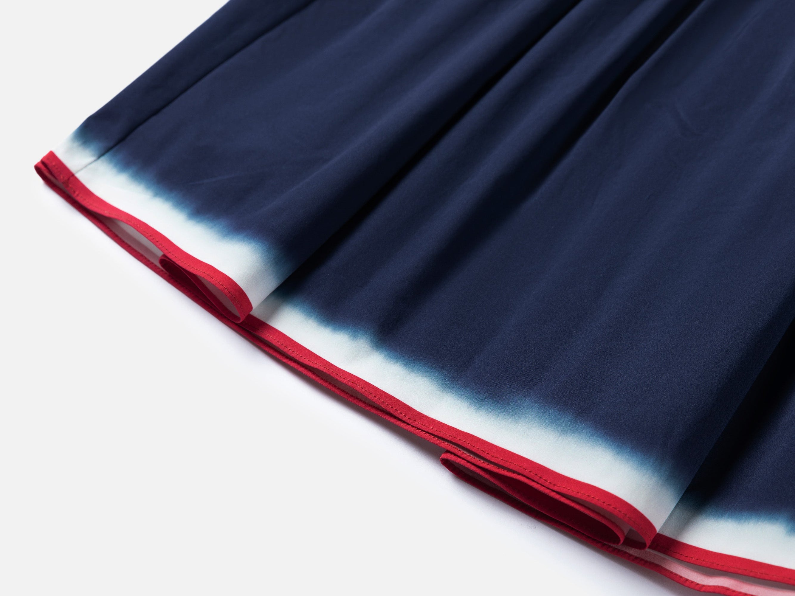 Ethnic Polyester Skirt | Navy