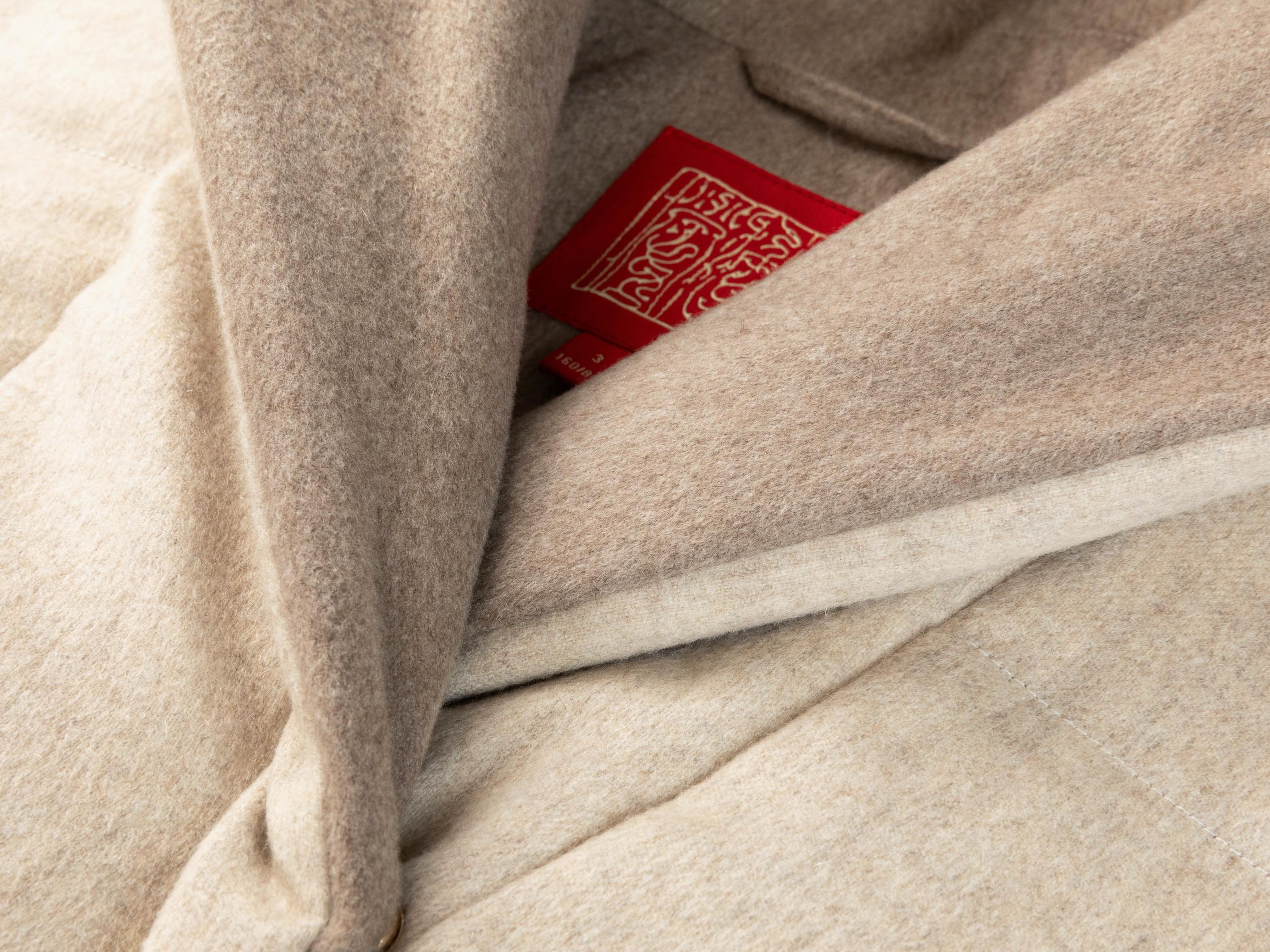 Cashmere Goose Down Jacket | Beige