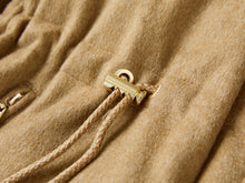 Cashmere Goose Down Long Jacket | Camel