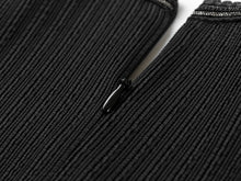 Round Neck Sleeveless Elegant Waist-Defining Dress | Black