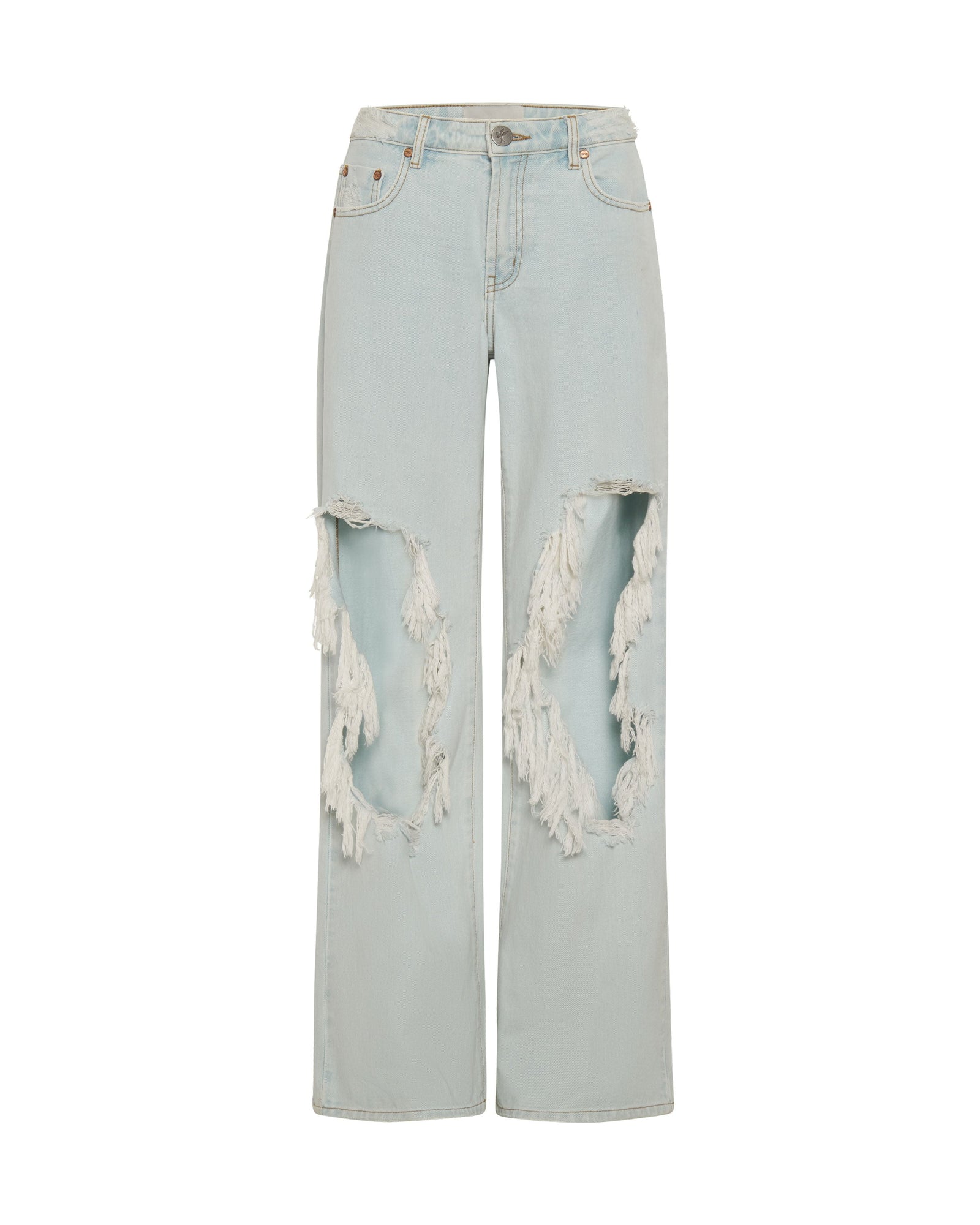 Jackson Mid Waist Wide Leg Denim Jeans | Le Surf