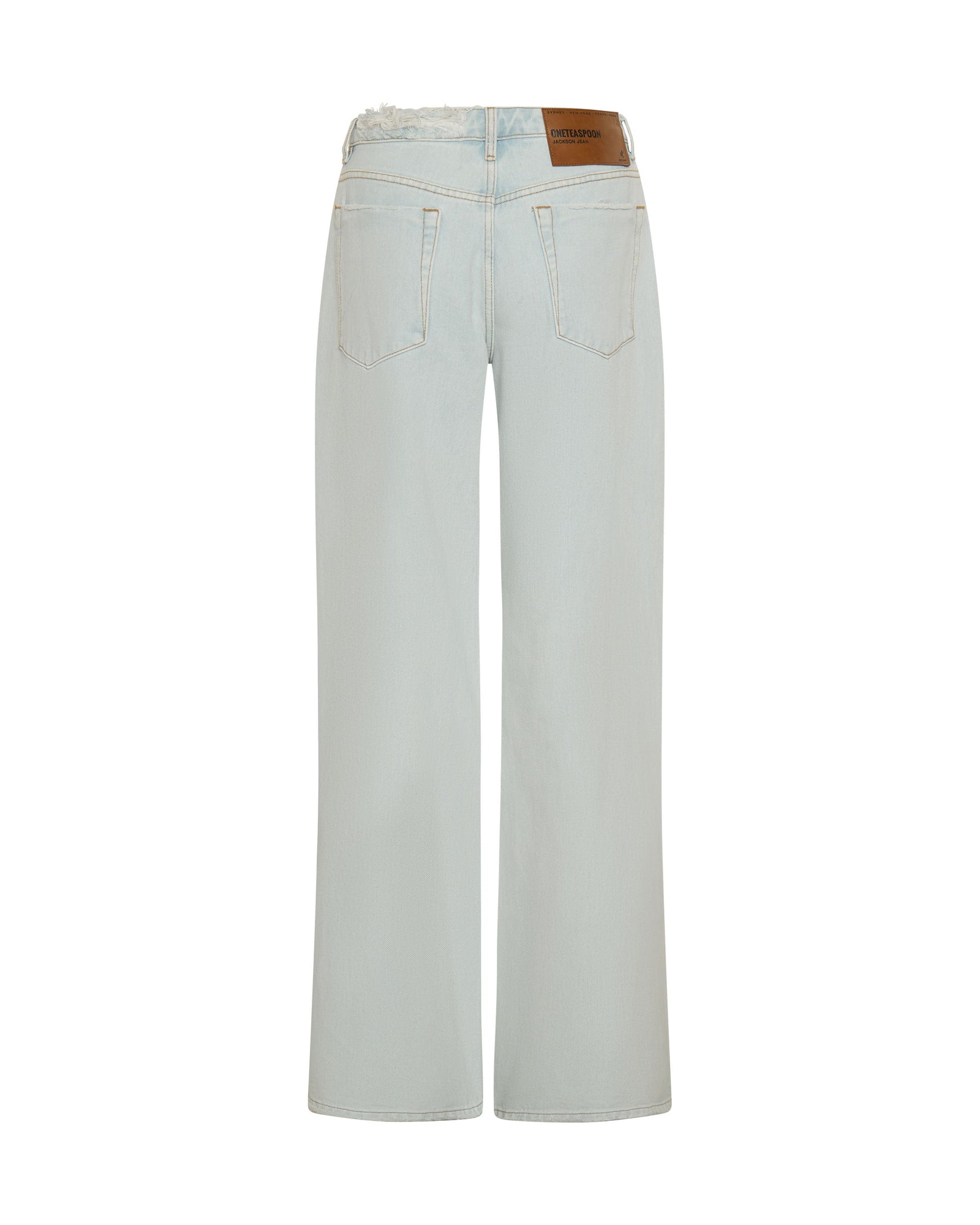 Jackson Mid Waist Wide Leg Denim Jeans | Le Surf