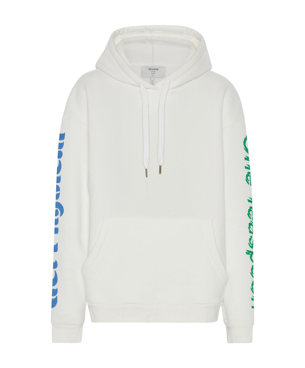 Get Physical Oversized Sweater Hoody | White