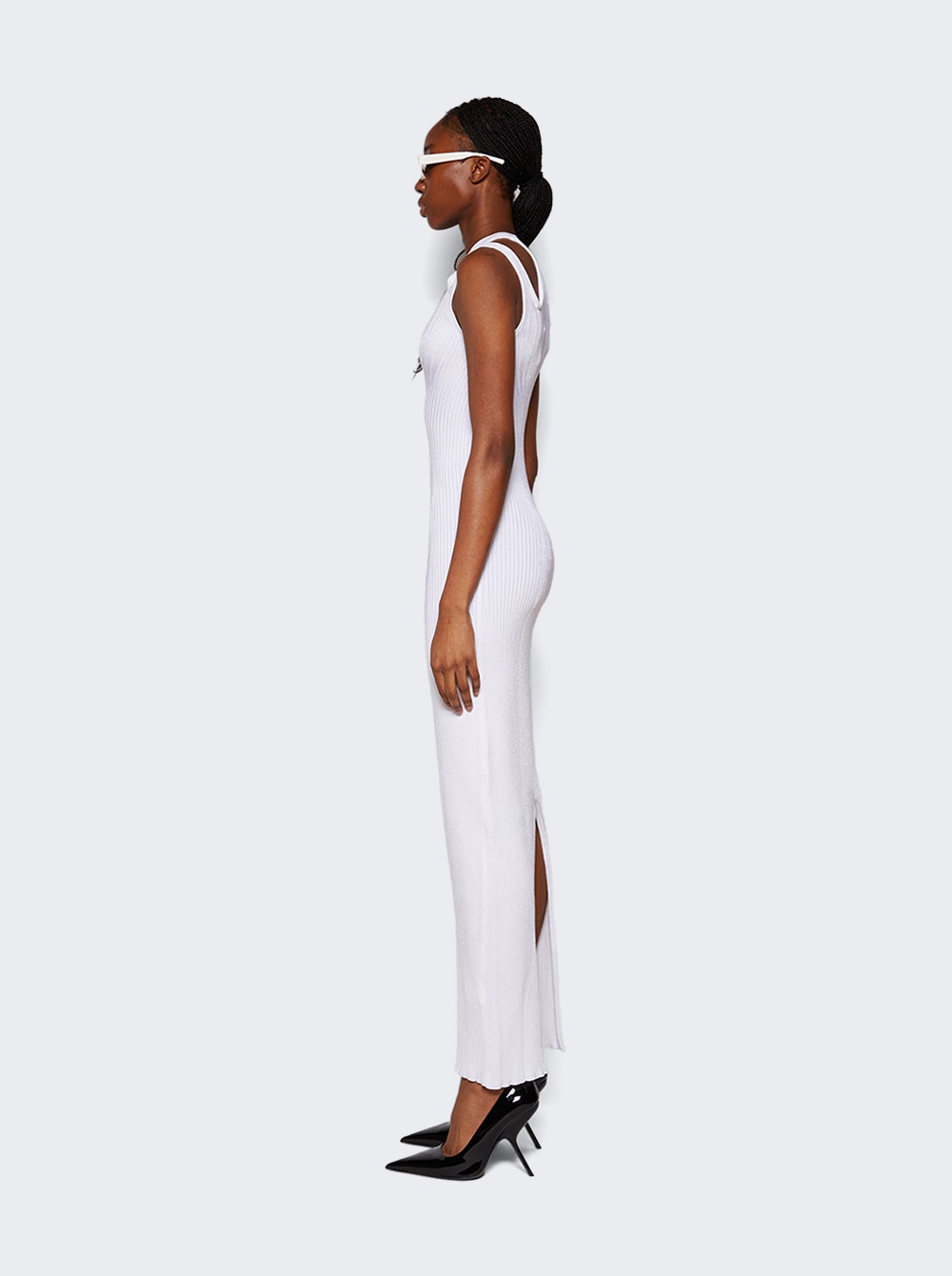 Women | Mugler | Midi Dress | Warm White