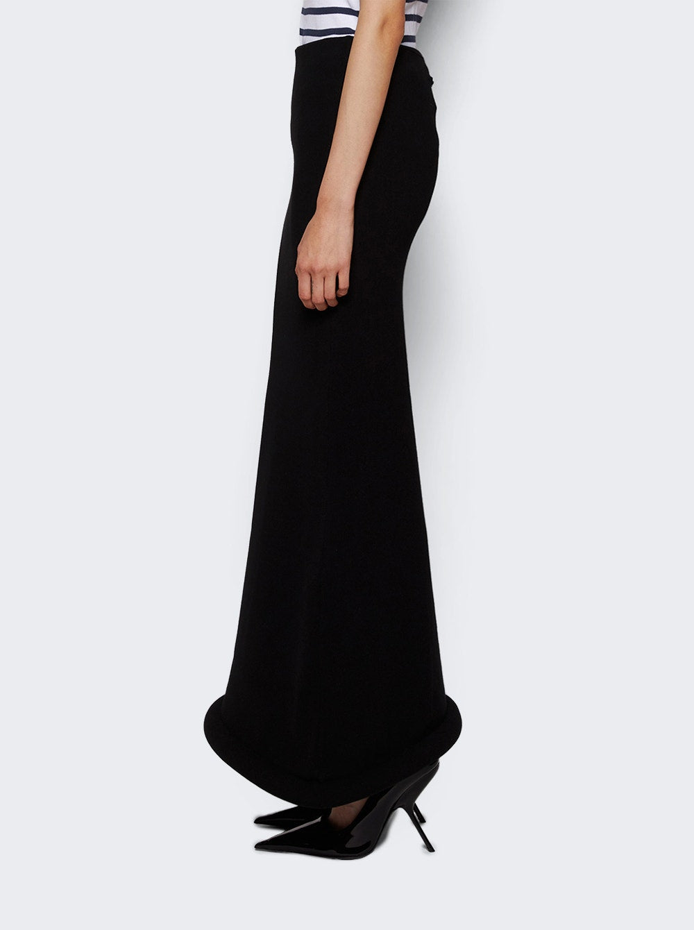 Women | Jean Paul Gaultier | Long Skirt With Foam Detail | Black