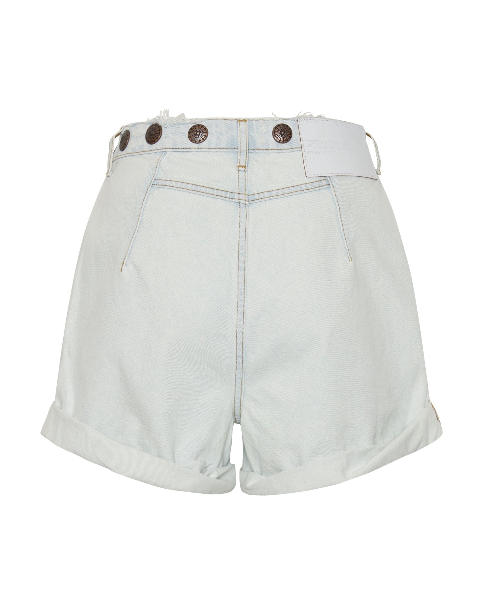 Streetwalkers High Waist 80S Fit Denim Shorts | Bel Air Blue