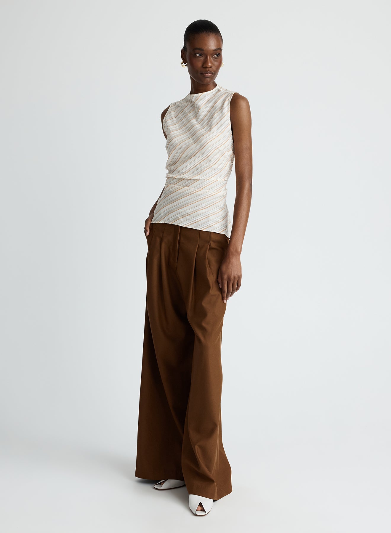 Krysta Top | Russet Stripe