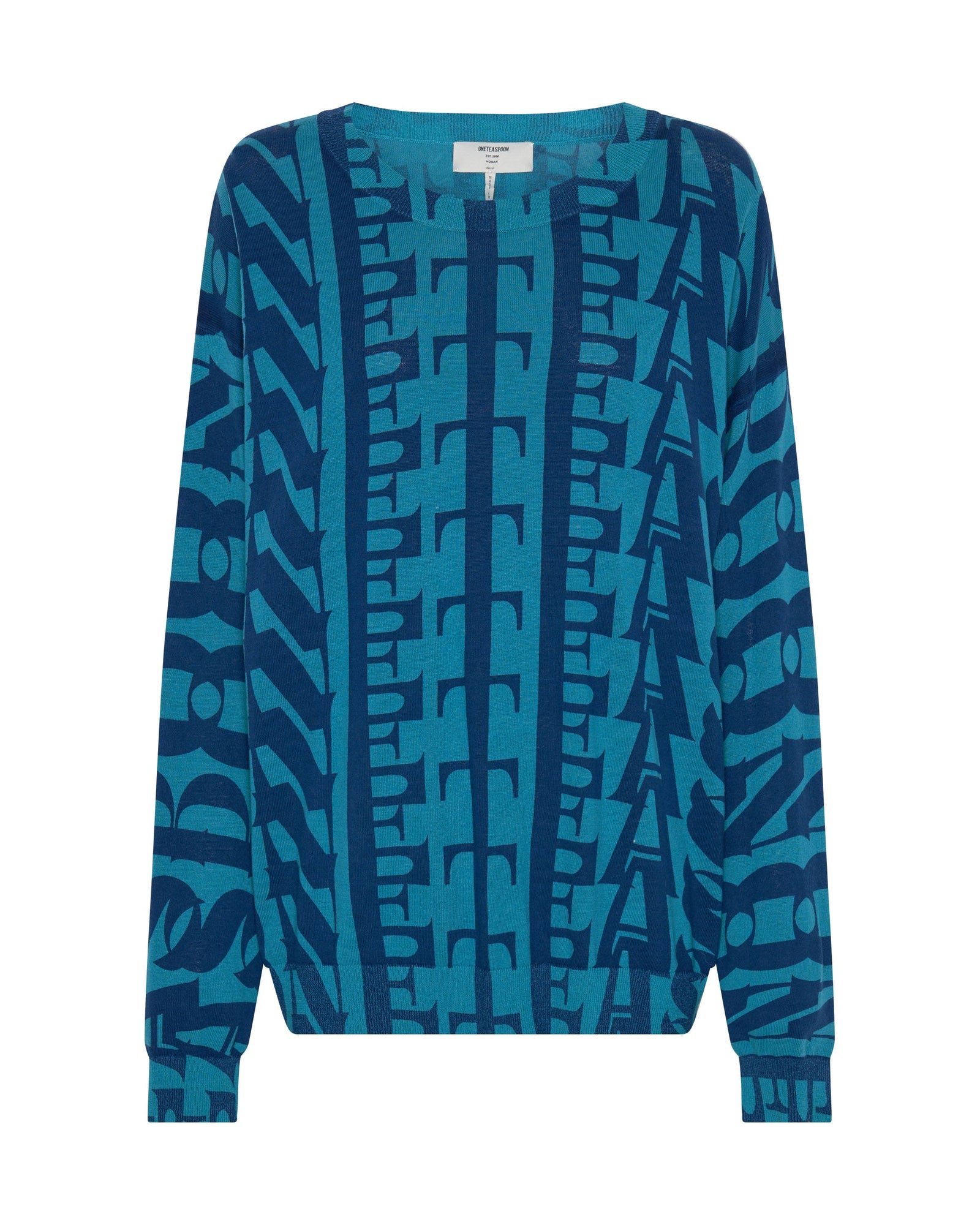 On Repeat Oversized Sweater | Blue Teal