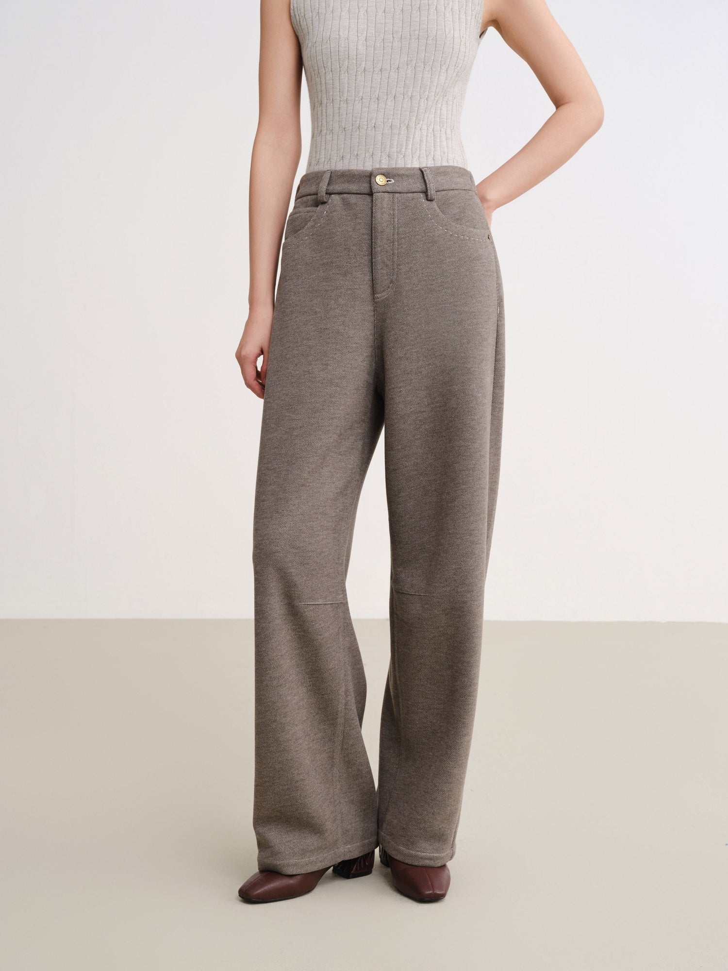Wool Jeans | Green