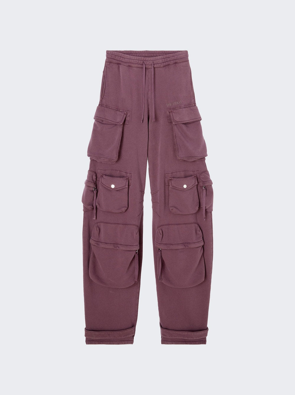 Women | The Attico | Fern Cargo Sweatpants Faded Mauve | Purple