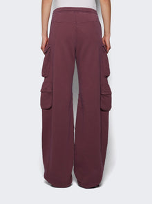 Women | The Attico | Fern Cargo Sweatpants Faded Mauve | Purple