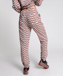 O.T.S Heartline Track Pants | Red White