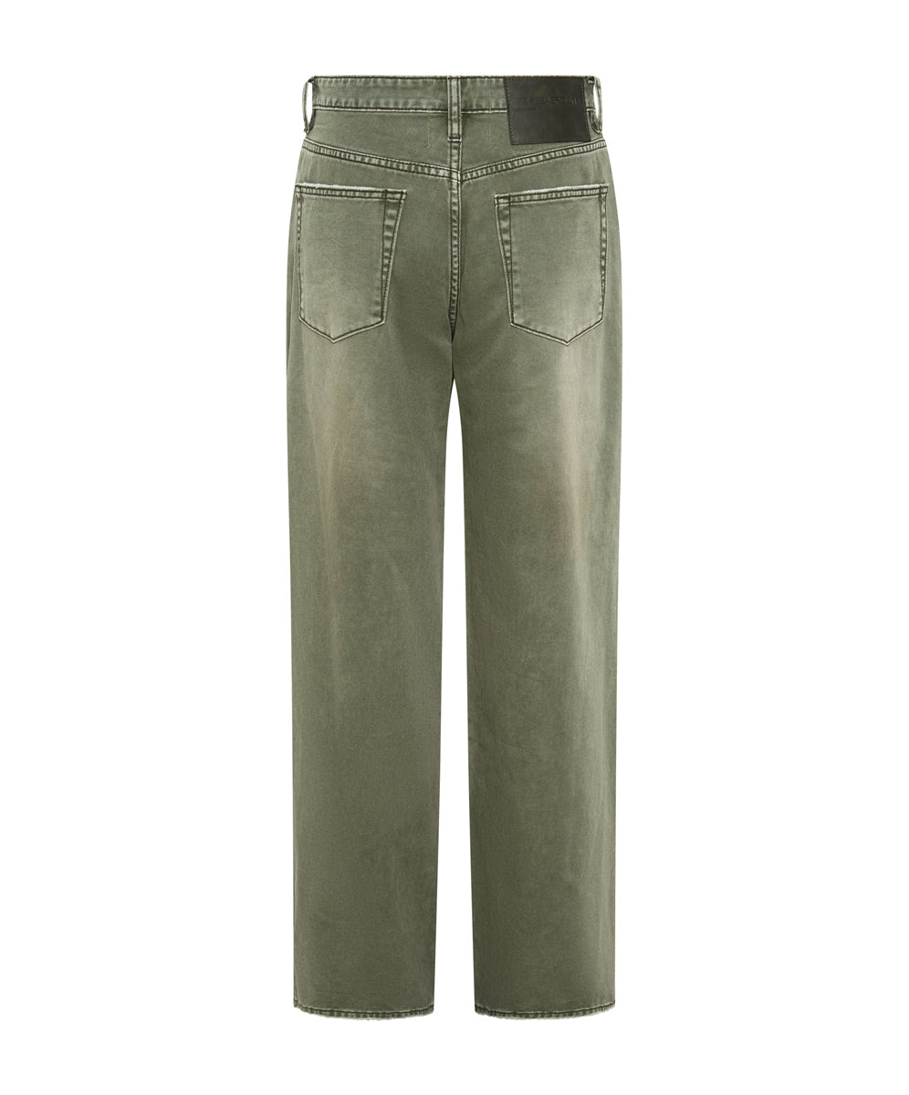 Jackson Mid Waist Wide Leg Denim Jeans | St Khaki