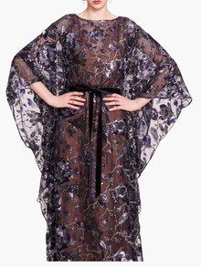 Climbing Vines Kaftan Gown | Crystal Ocean