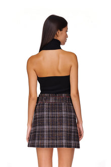 Kaya Skirt | Tweed Charcoal