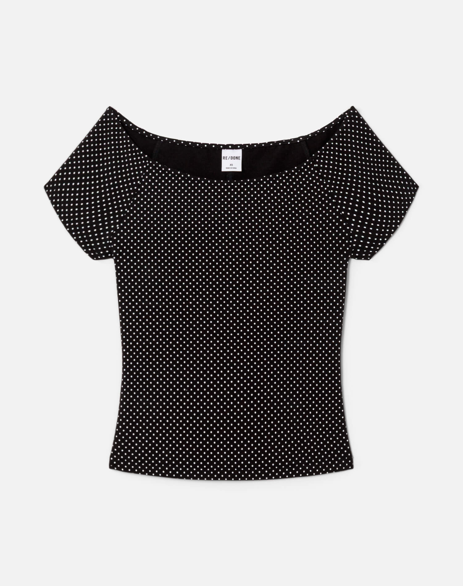 Womens | Shoulder Slim Tee | Micro Dot
