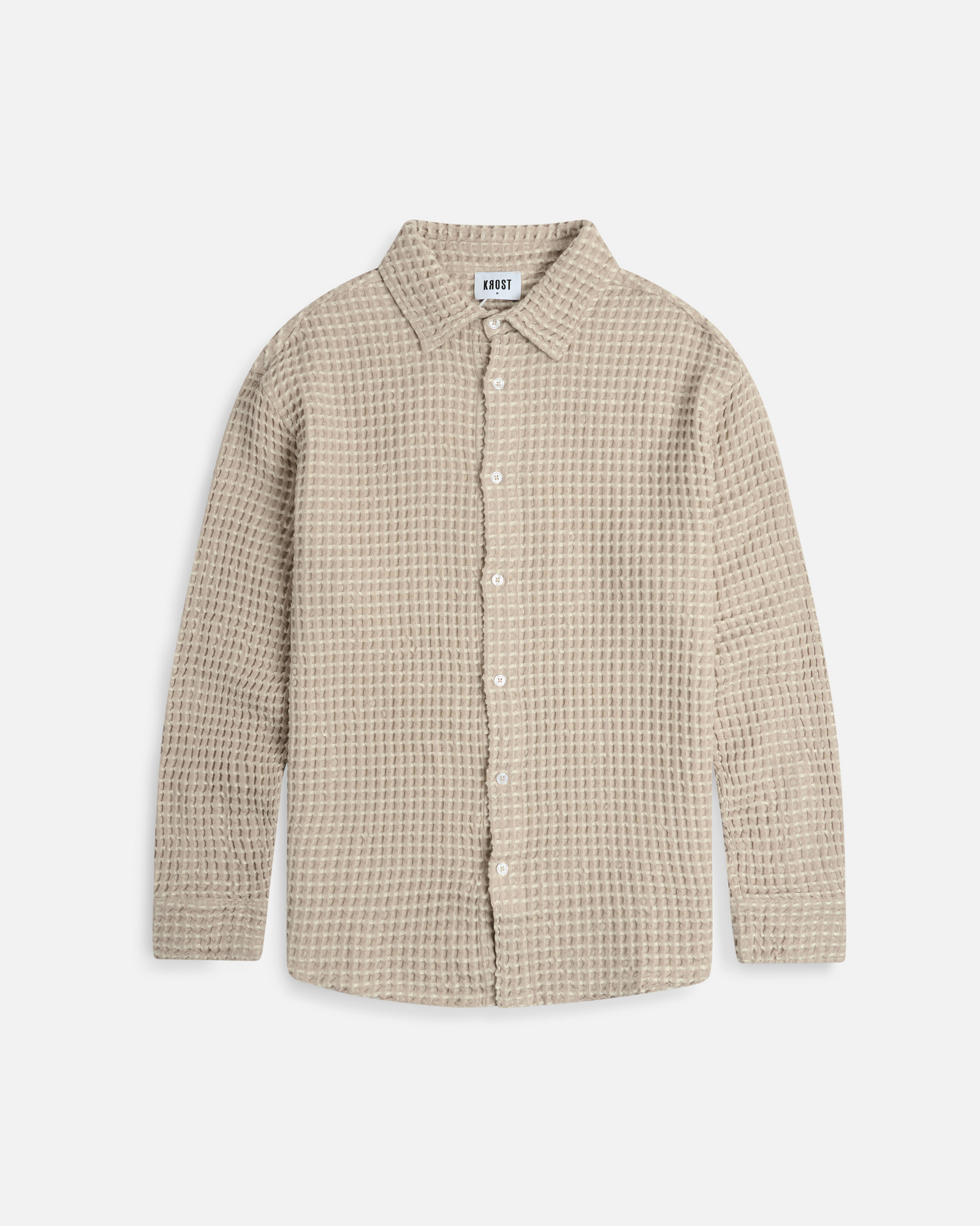 Linas Boxy Button Up | Egret