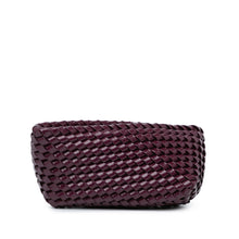 Bottega Veneta | Pre-Owned Nappa Intrecciato Slanted Clutch | Purple